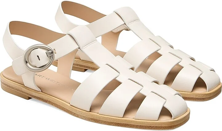 Women's Villa Leather Fisherman Sandals - Black - Size 10 - Image 7