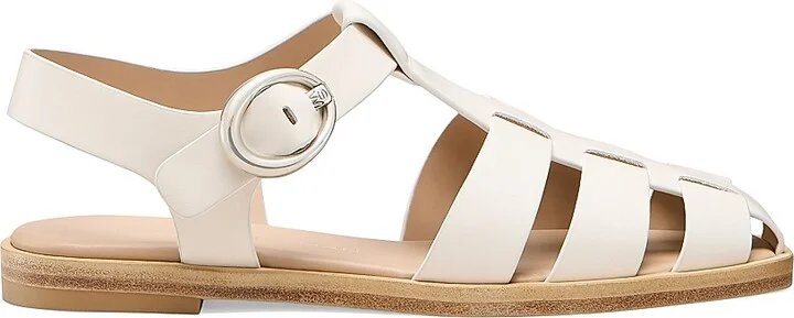 Women's Villa Leather Fisherman Sandals - Black - Size 10 - Image 10