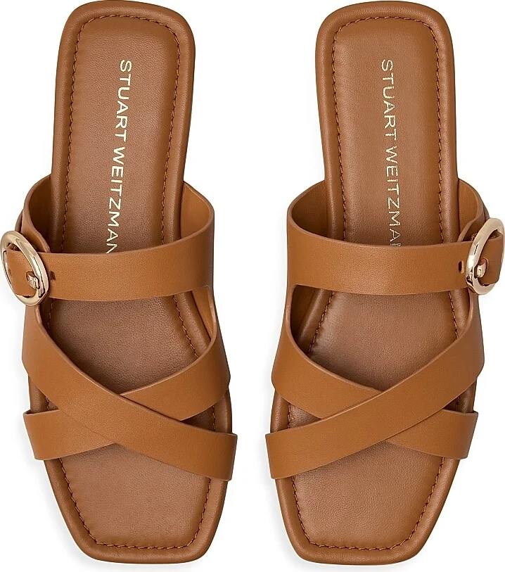 Women's Villa Leather Sandals - Linen - Size 10 - Image 7