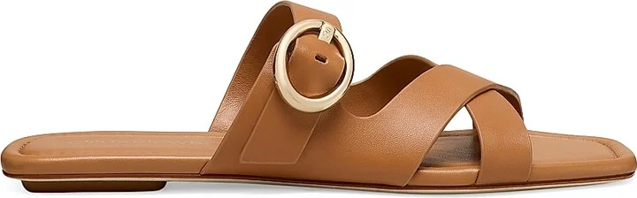Women's Villa Leather Sandals - Linen - Size 10 - Image 8