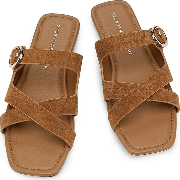 Women's Villa Suede Sandals - Doe - Size 10 - Image 4