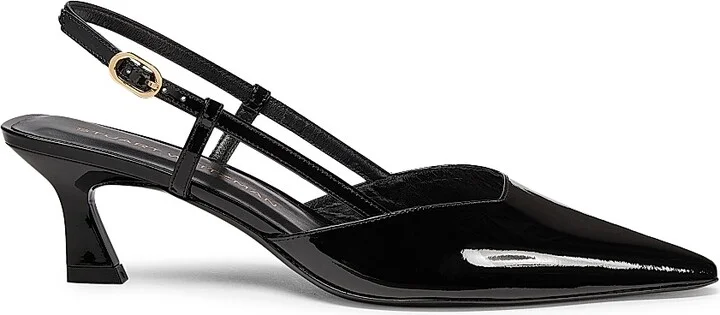 Women's Vinnie 50MM Patent Leather Pumps - Black - Size 10