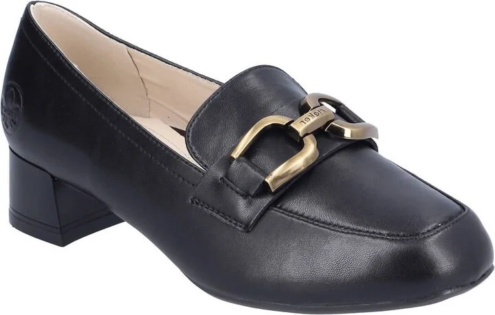 Women's Violet 52 Heeled Loafer In Black