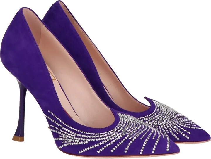 Womens Violet Pump