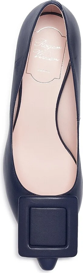 Women's Viv In The City 65MM Leather Pumps - Blue - Size 6.5 - Image 5
