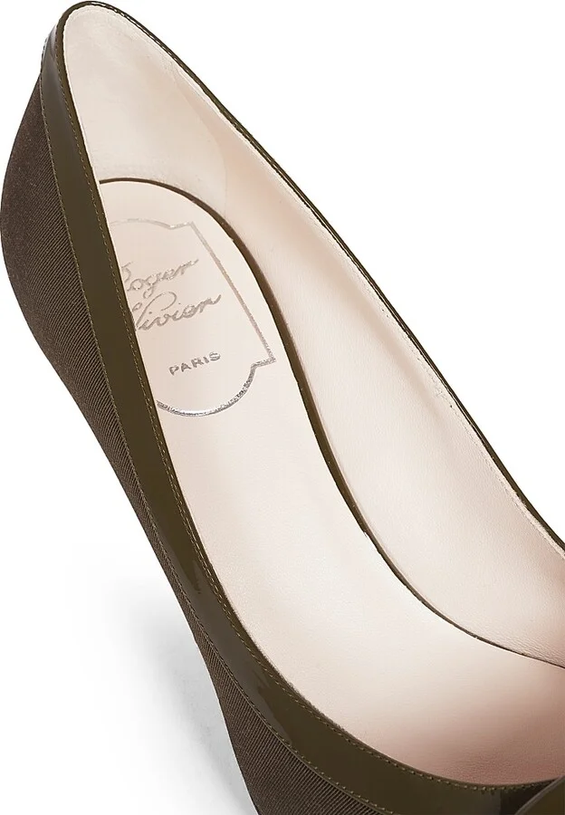 Women's Viv In The City 65MM Point Toe Pumps - Dark Green - Size 5 - Image 6