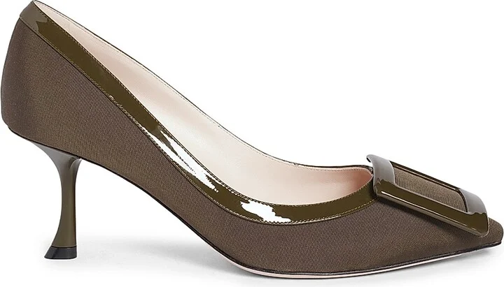 Women's Viv In The City 65MM Point Toe Pumps - Dark Green - Size 5