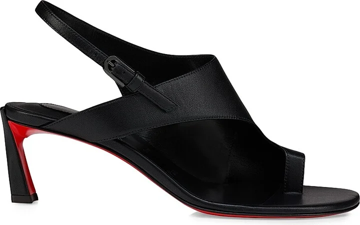 Women's Viva Condora 55MM Leather Heels - Black - Size 5