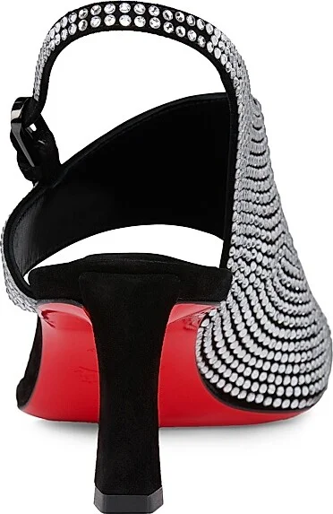 Women's Viva Condora Strass 55MM Sandals - Black - Size 5 - Image 3
