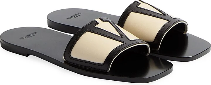 Women's Viva Superstar Slide Sandals in Nappa Leather - Butter Black - Size 7 - Image 2