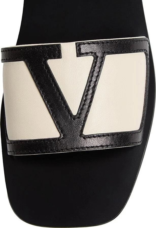 Women's Viva Superstar Slide Sandals in Nappa Leather - Butter Black - Size 7 - Image 3