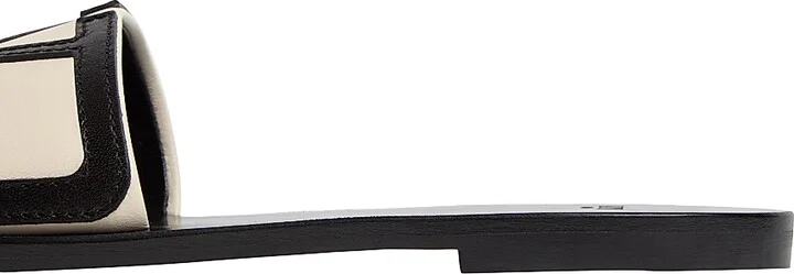Women's Viva Superstar Slide Sandals in Nappa Leather - Butter Black - Size 7 - Image 5
