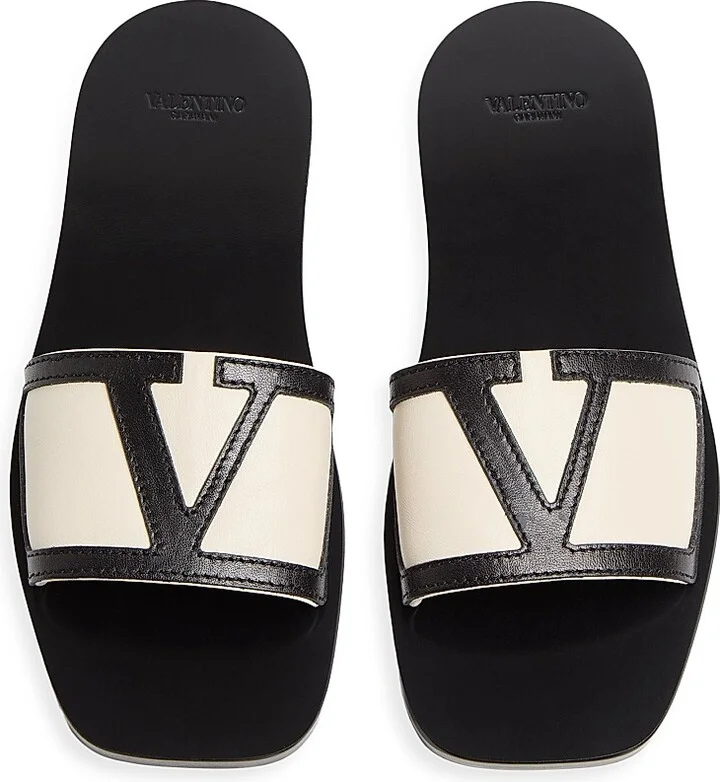 Women's Viva Superstar Slide Sandals in Nappa Leather - Butter Black - Size 7 - Image 6