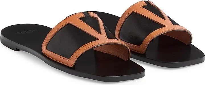 Women's Viva Superstar Slide Sandals in Nappa Leather - Butter Black - Size 7 - Image 8