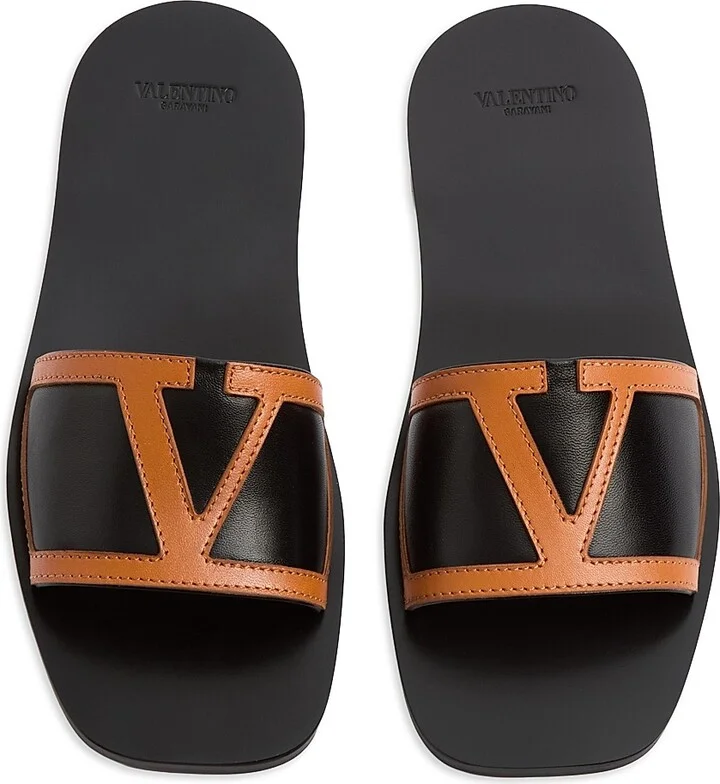 Women's Viva Superstar Slide Sandals in Nappa Leather - Butter Black - Size 7 - Image 10