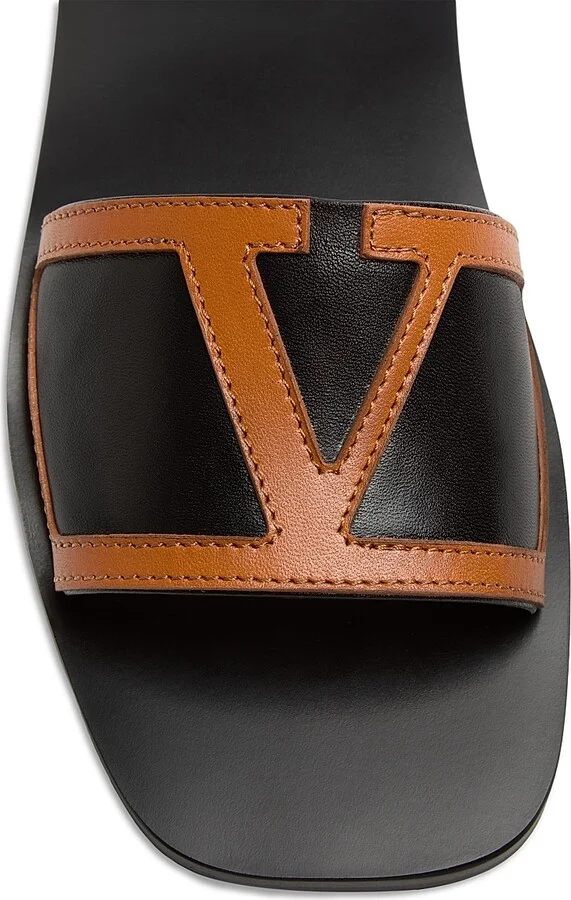 Women's Viva Superstar Slide Sandals in Nappa Leather - Butter Black - Size 7 - Image 11