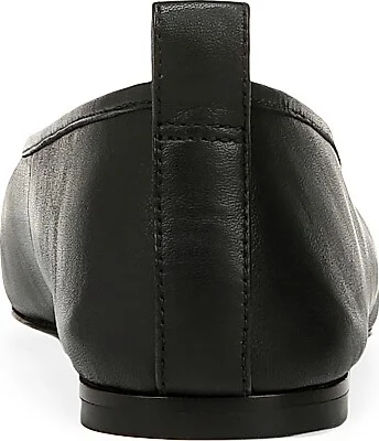 Women's Vivian Leather Flats - Black - Size 10 - Image 3