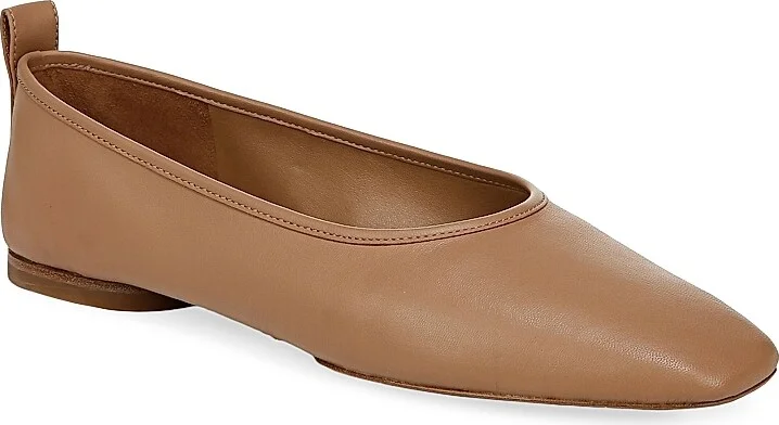 Women's Vivian Leather Flats - Black - Size 10 - Image 5