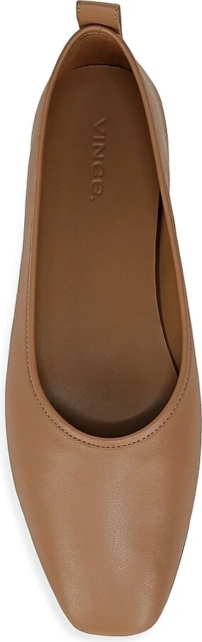 Women's Vivian Leather Flats - Black - Size 10 - Image 9