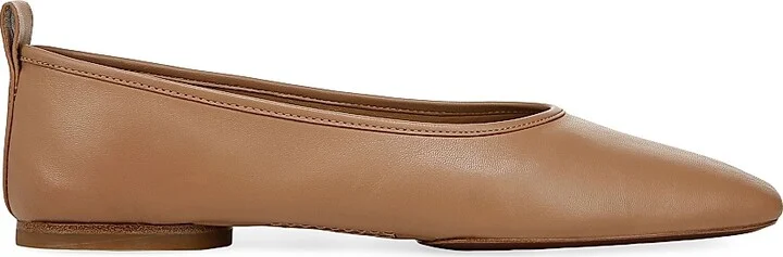 Women's Vivian Leather Flats - Black - Size 10 - Image 10