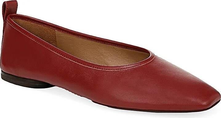 Women's Vivian Leather Flats - Black - Size 10 - Image 11