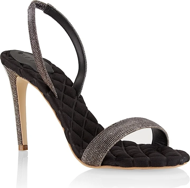 Women's Vivien Vegan Leather Slingback Sandals - Metallic - Size 5 - Image 2