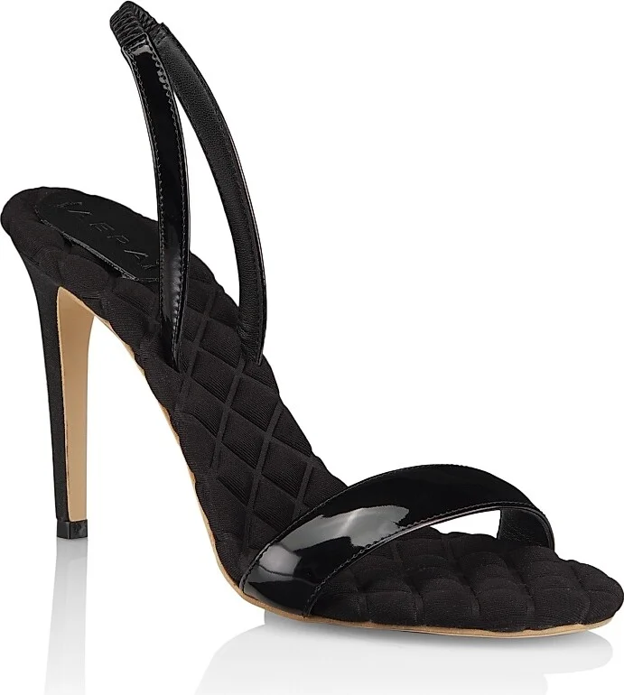 Women's Vivien Vegan Leather Slingback Sandals - Metallic - Size 5 - Image 7