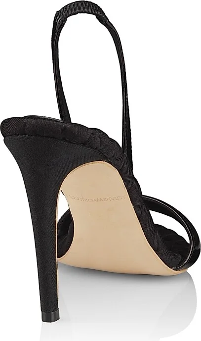 Women's Vivien Vegan Leather Slingback Sandals - Metallic - Size 5 - Image 8