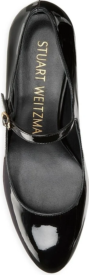 Women's Vivienne 35MM Leather Mary Jane Pumps - Black - Size 5 - Image 5