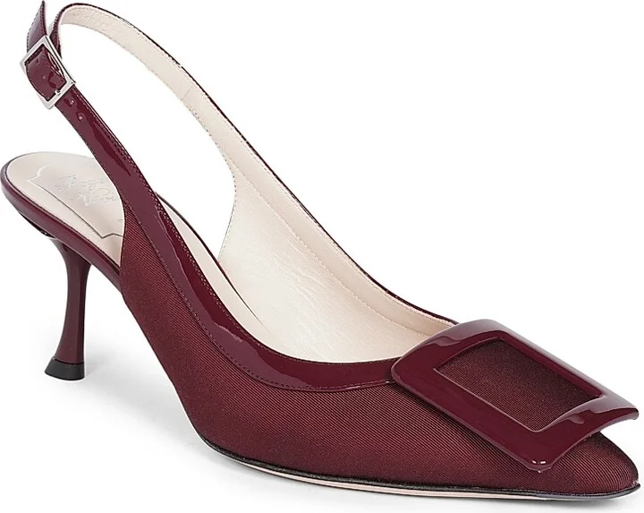 Women's Viv'In The City 65MM Grosgrain Slingback Pumps - Bright Red - Size 6 - Image 2
