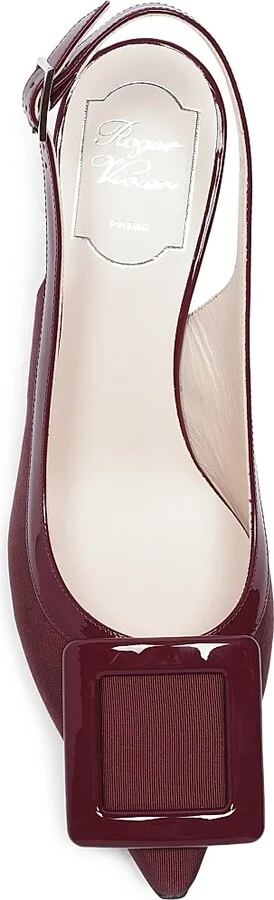 Women's Viv'In The City 65MM Grosgrain Slingback Pumps - Bright Red - Size 6 - Image 4
