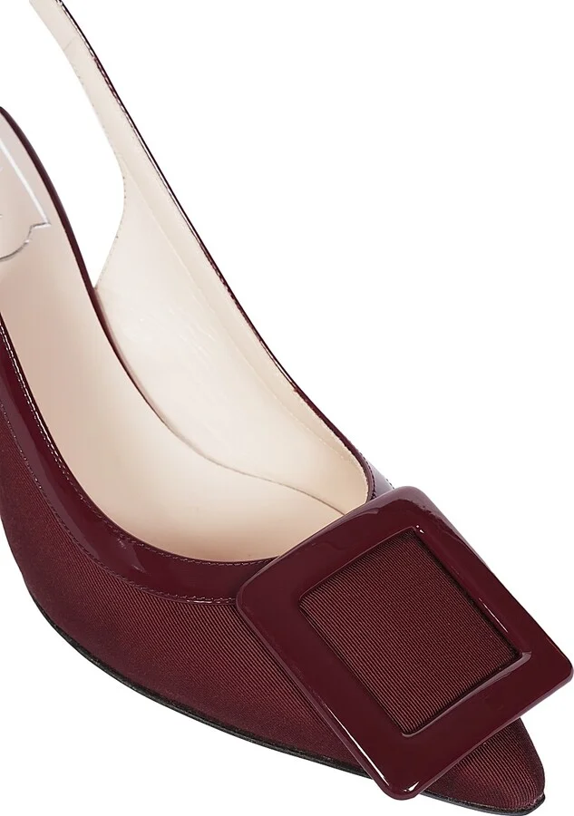 Women's Viv'In The City 65MM Grosgrain Slingback Pumps - Bright Red - Size 6 - Image 5