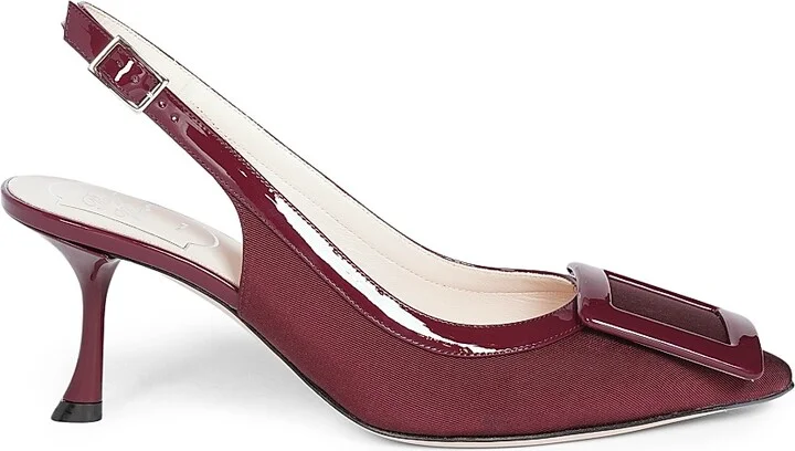 Women's Viv'In The City 65MM Grosgrain Slingback Pumps - Bright Red - Size 6