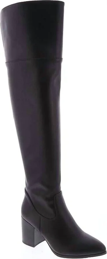 Women's Vixon Knee High Boots In Black