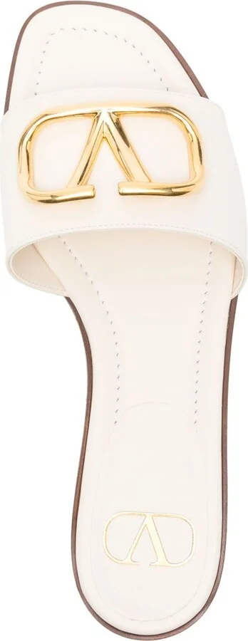 Women's Vlogo Leather Sandals - Image 2