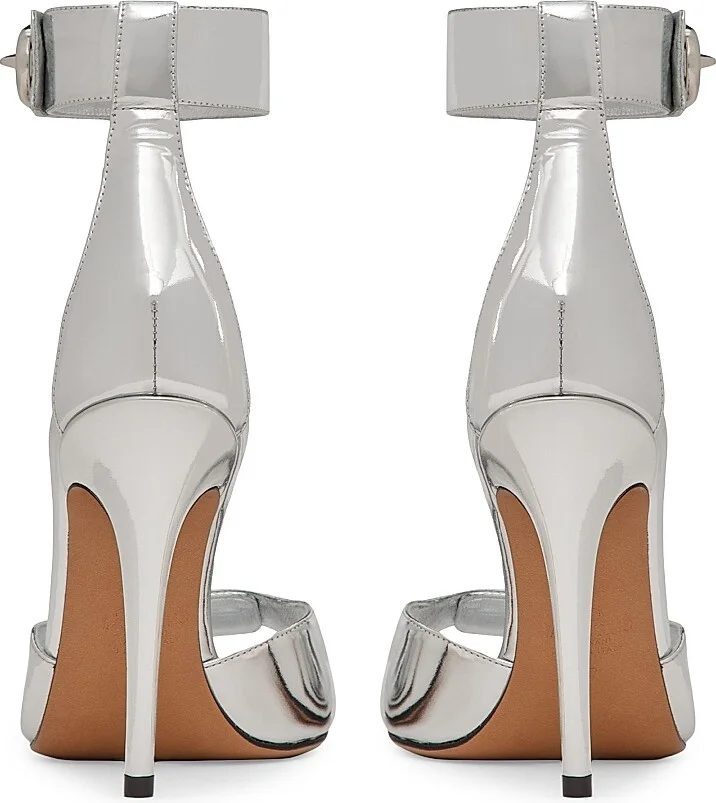 Women's VLogo Locker 105MM Sandals - Silver - Size 6 - Image 3