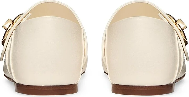 Women's VLogo Locker Mary Jane Ballerina Flats - Ivory - Size 8.5 - Image 3