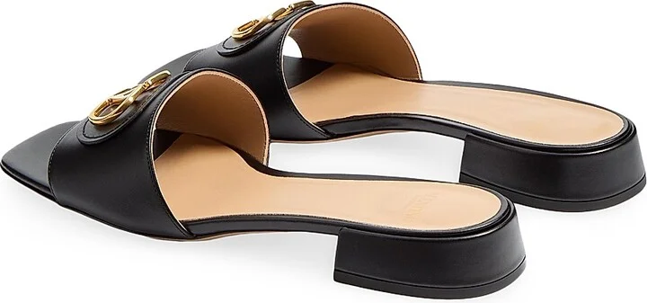 Women's VLogo Signature 20MM Slide Sandals - Black - Size 6 - Image 3