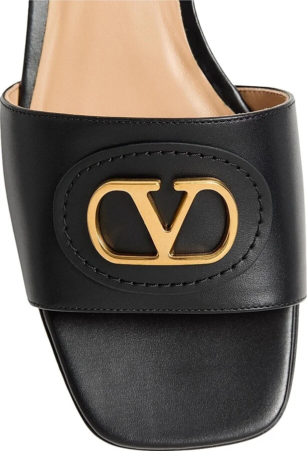 Women's VLogo Signature 20MM Slide Sandals - Black - Size 6 - Image 5