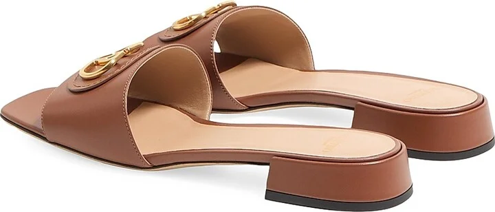 Women's VLogo Signature 20MM Slide Sandals - Black - Size 6 - Image 8