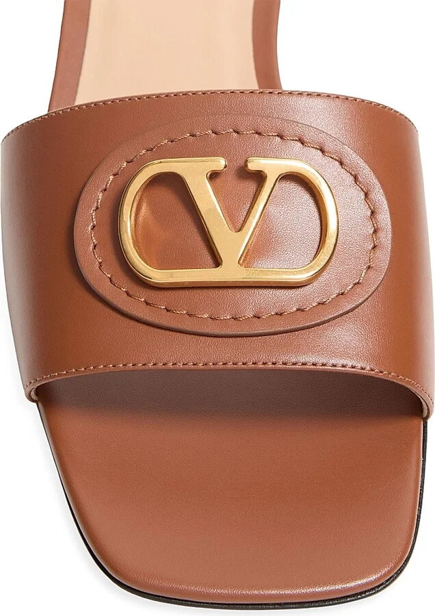 Women's VLogo Signature 20MM Slide Sandals - Black - Size 6 - Image 10