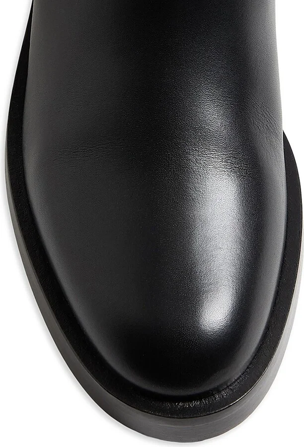 Women's VLogo Signature 30MM Calfskin Boots - Black - Size 7 - Image 5