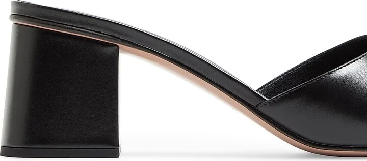 Women's VLogo Signature 60MM Slide Sandals in Calfskin - Black - Size 6 - Image 6