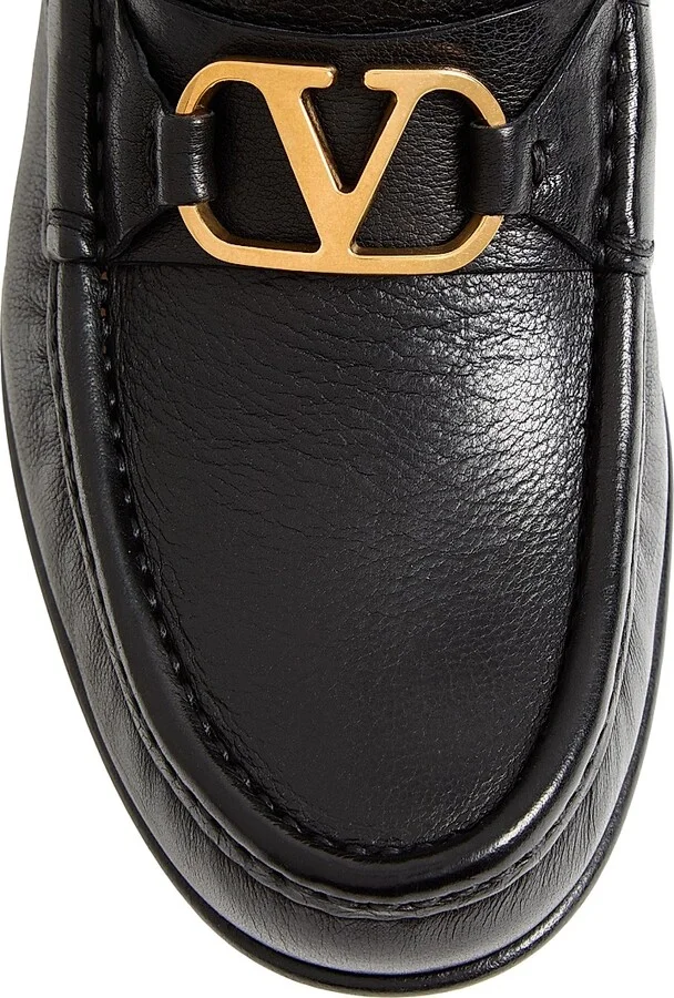 Women's VLogo Signature Buffalo Loafers 20MM - Black - Size 7 - Image 5