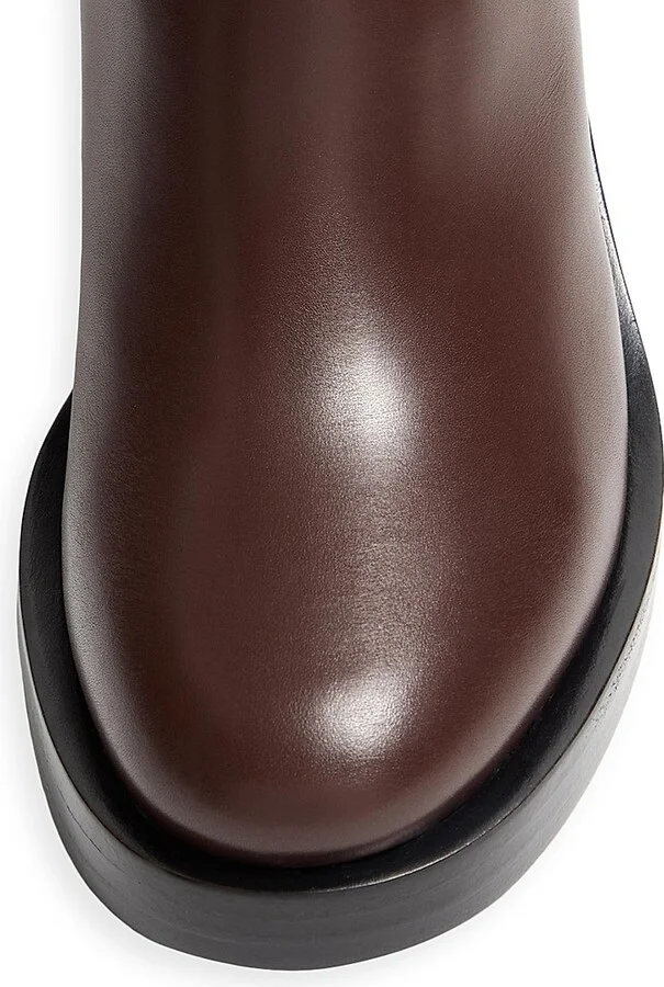 Women's VLogo Signature Calfskin Ankle 70MM Boots - Fondant - Size 7 - Image 5