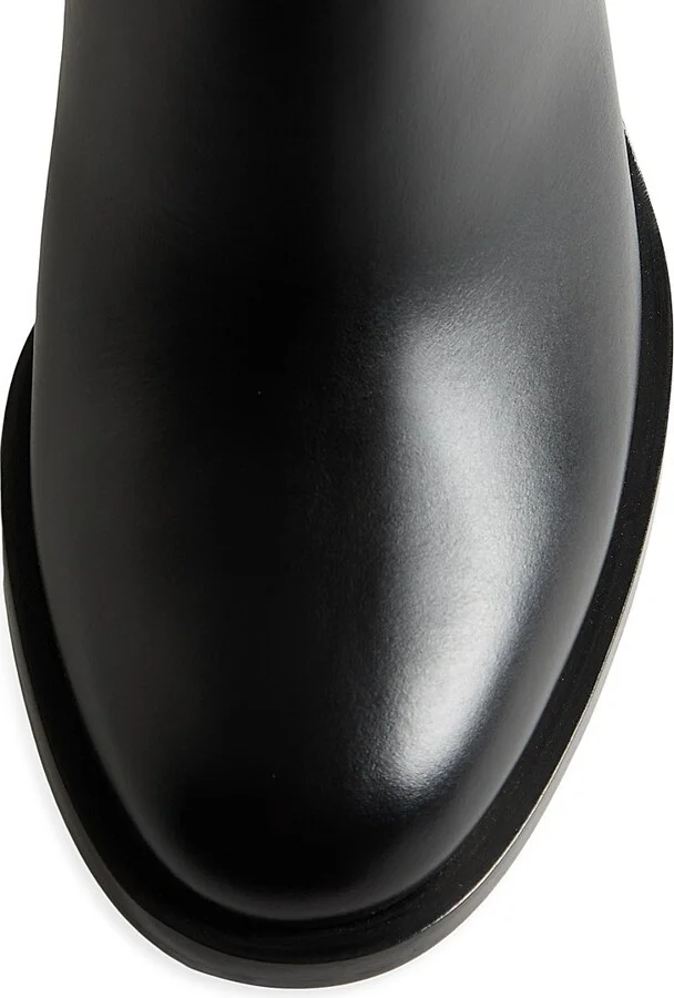 Women's Vlogo Signature Calfskin Ankle Boots - Black - Size 10.5 - Image 5