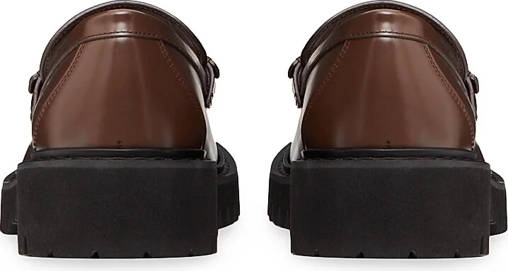 Women's Vlogo Signature Calfskin Loafers - Brown - Size 12 - Image 3