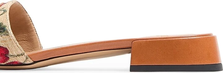 Women's VLogo Signature Cherryfic Slide Sandals 20MM - Natural Red Multicolor - Size 7 - Image 6