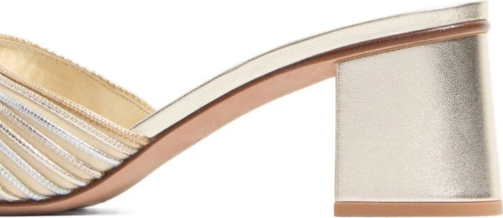 Women's Vlogo Signature Metallic Slide Sandal With Cornely Embroidery 60Mm - Image 5