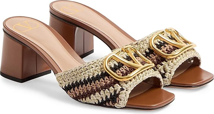 Women's VLogo Signature Slide Sandals 60MM - Size 7 - Image 2